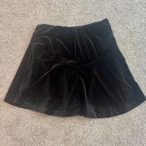 Kori Mini Skirt, M, EUC, Ribbed, Black, Flared